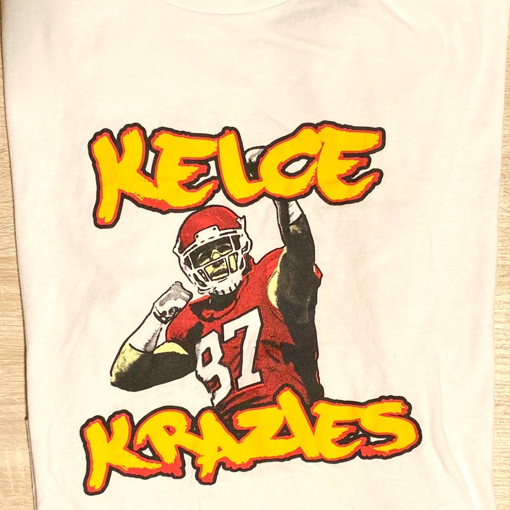 Travis Kelce Kansas City Chiefs football men’s tshirt t-shirt